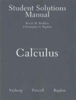 Paperback Student Solutions Manual for Calculus Book