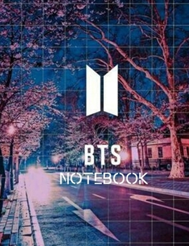 Paperback BTS Notebook: 120 Page College Ruled by 7.44" x 9.69 Notebook Book