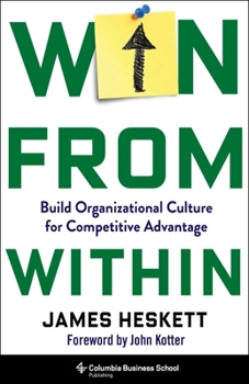 Hardcover Win from Within: Build Organizational Culture for Competitive Advantage Book