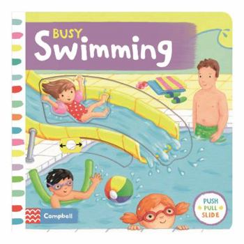 Board book Busy Swimming (Busy Books) Book