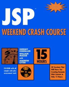 Paperback JSP Weekend Crash Course [With CD-ROM] Book