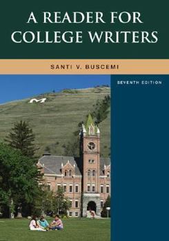 Paperback A Reader for College Writers Book