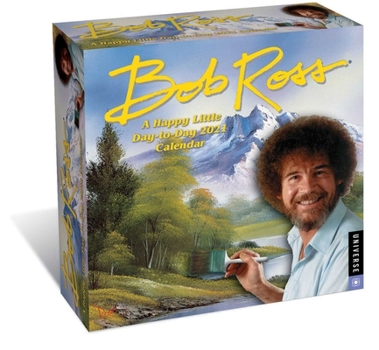 Calendar Bob Ross: A Happy Little Day-To-Day 2021 Calendar Book