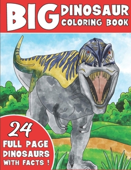 Paperback Big Dinosaur Coloring Book