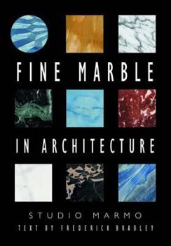 Hardcover Fine Marble in Architecture [With CDROM] Book
