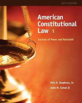 Paperback American Constitutional Law: Sources of Power and Restraint, Volume I Book