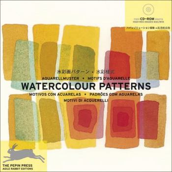 Paperback Watercolour Patterns + CD ROM Book