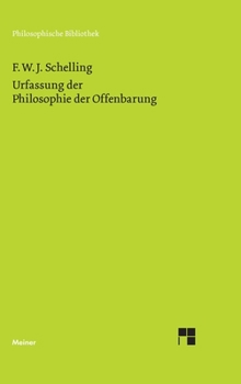 Hardcover Urfassung der Philosophie der Offenbarung [German] Book