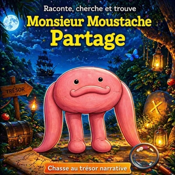 Raconte, cherche et trouve: Monsieur Moustache Partage (French Edition)