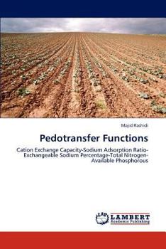 Paperback Pedotransfer Functions Book