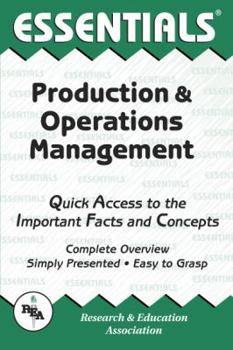 Paperback Production & Operations Management Essentials (Essentials Study Guides) Book