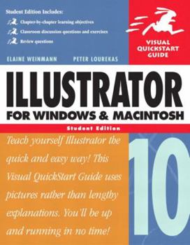 Paperback Illustrator 10 for Windows and Macintosh: Visual QuickStart Guide, Student Edition Book