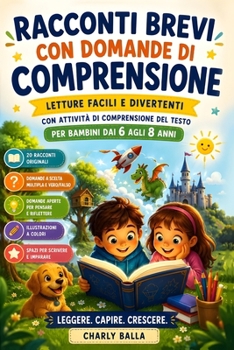 Racconti Brevi con Domande di Comprensione: Letture Facili e Divertenti con attività di Comprensione del Testo per Bambini dai 6 agli 8 anni (Italian Edition)