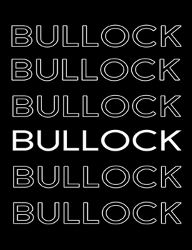 Paperback Bullock: Election 2020 College Ruled Composition Notebook 7.44" x 9.69" 100 pages 50 sheets Book