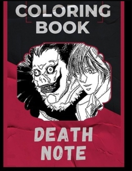 De?th Note Coloring Book: Stunning De?th Note Coloring Books For Adults