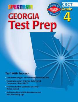 Paperback Georgia Test Prep, Grade 4 Book