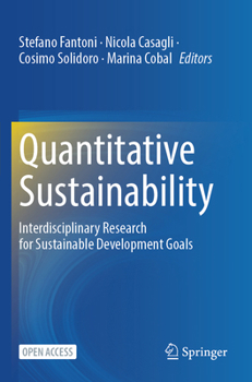 Paperback Quantitative Sustainability: Interdisciplinary Research for Sustainable Development Goals Book