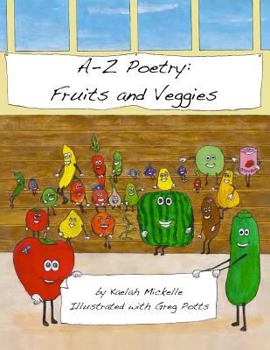 Paperback A-Z Poetry: Fruits and Veggies Book