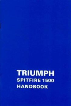 Paperback Triumph Spitfire 1500 Owners Hdbk+ -Op Book