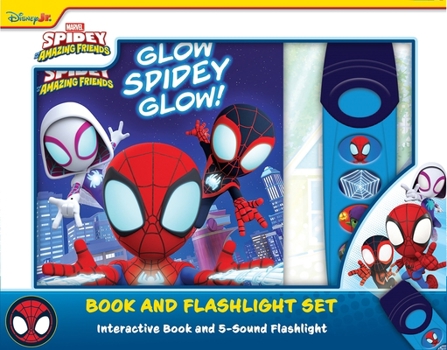 Misc. Disney Junior Marvel Spidey and His Amazing Friends: Glow Spidey Glow! Book and 5-Sound Flashlight Set [With Battery] Book