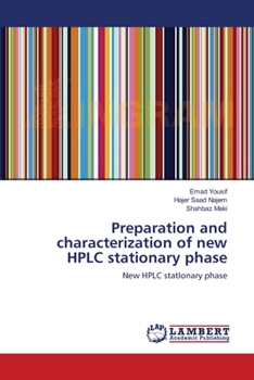 Paperback Preparation and characterization of new HPLC stationary phase Book