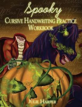 Paperback Spooky Cursive Handwriting Practice Workbook Book