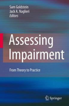 Hardcover Assessing Impairment: From Theory to Practice Book