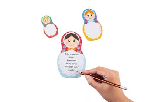 Office Product Nesting Doll (Sticky Notepad) Book