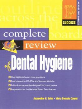 Paperback Prentice Hall Health's Complete Review of Dental Hygiene [With CDROM] Book