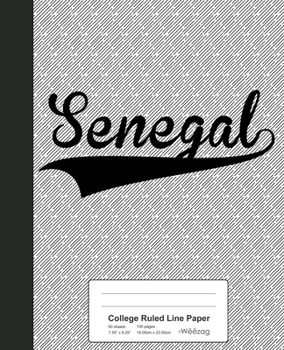Paperback College Ruled Line Paper: SENEGAL Notebook Book