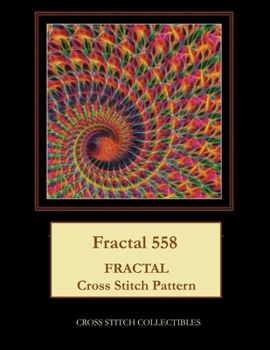 Paperback Fractal 558: Fractal cross stitch pattern [Large Print] Book