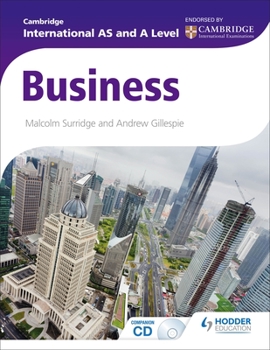 Paperback Cambridge International as and a Level Business Book