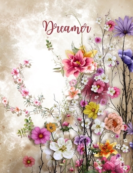 Paperback Dreamer: College Ruled Paper with Premium PINK Colored Paper, 8.5 x 11 80 Pages, Medium Ruled Notebook, Perfect Journal for Sch Book