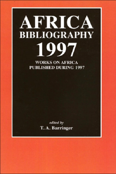 Paperback Africa Bibliography 1997: Works on Africa Published During 1997 Book