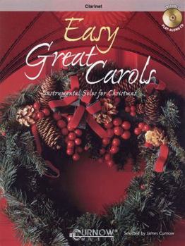 Paperback Easy Great Carols: Clarinet Book