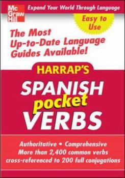 Paperback Harrap's Spanish Pocket Verbs Book