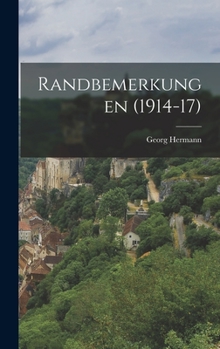 Hardcover Randbemerkungen (1914-17) [German] Book