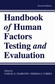 Paperback Handbook of Human Factors Testing and Evaluation Book