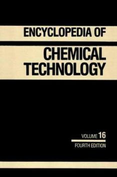 Hardcover Kirk-Othmer Encyclopedia of Chemical Technology, Mass Transfer to Neuroregulators Book