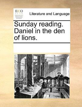 Paperback Sunday reading. Daniel in the den of lions. Book