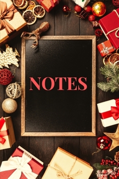 Paperback Notes: Christmas Notebook / Lined Journal / Notes Christmas / Holiday Notebook / Lined Notebook / 6 x 9 / 100 pages / Line Book