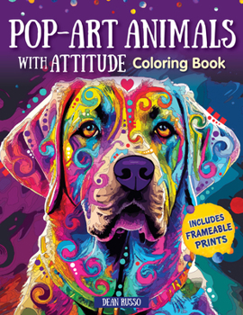 Paperback Pop Art Animals Coloring Book