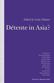 Paperback Détente in Asia? Book