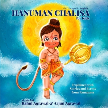 Paperback Hanuman Chalisa for Kids: With Choupai in English [Large Print] Book