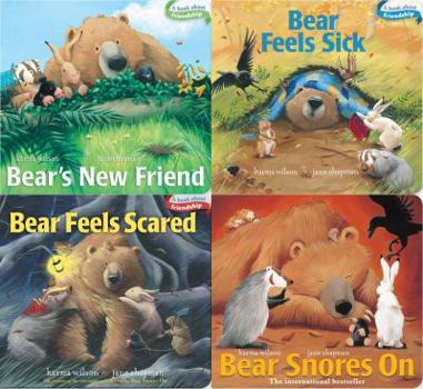 Bear Board Book 4-pack: Bear's New Friend; Bear Feels Sick; Bear Feels Scared; Bear Snores On