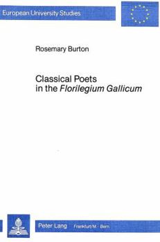 Paperback Classical Poets in the Florilegium Gallicum Book