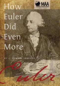 Paperback How Euler Did Even More Book