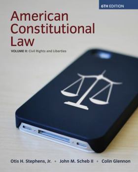 Paperback American Constitutional Law, Volume II: Civil Rights and Liberties Book