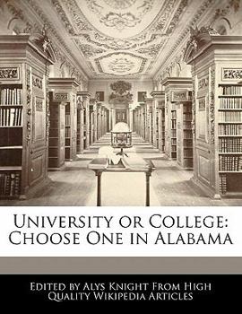 University or College : Choose One in Alabama