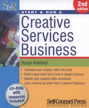 Paperback Start & Run a Creative Services Business [With CDROM] Book